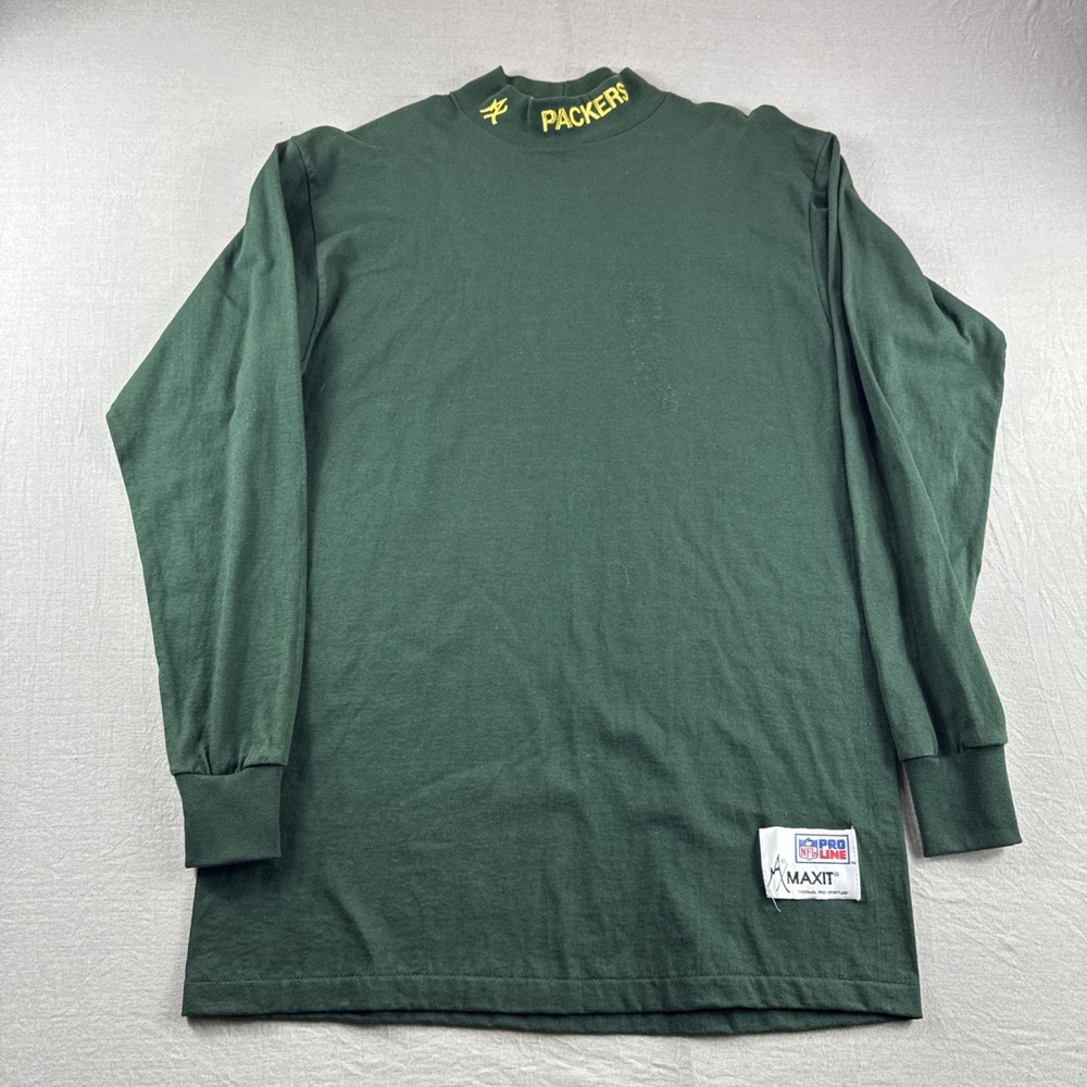 Vintage Green Bay Packers NFL Pro Line Maxit Sweatshirt Mens L Made in USA 90s